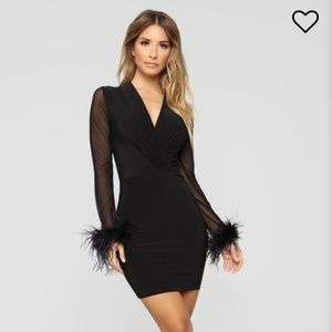 New Fashion Nova I Like Dollars Mini Dress - Black